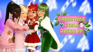 Christmas Girls Dress Up
