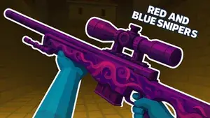 Red and Blue Snipers