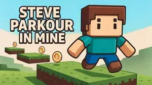 Steve parkour in mine